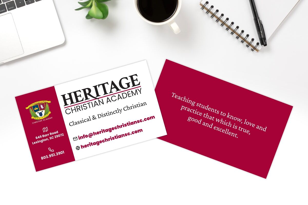 Heritage Christian Business Cards