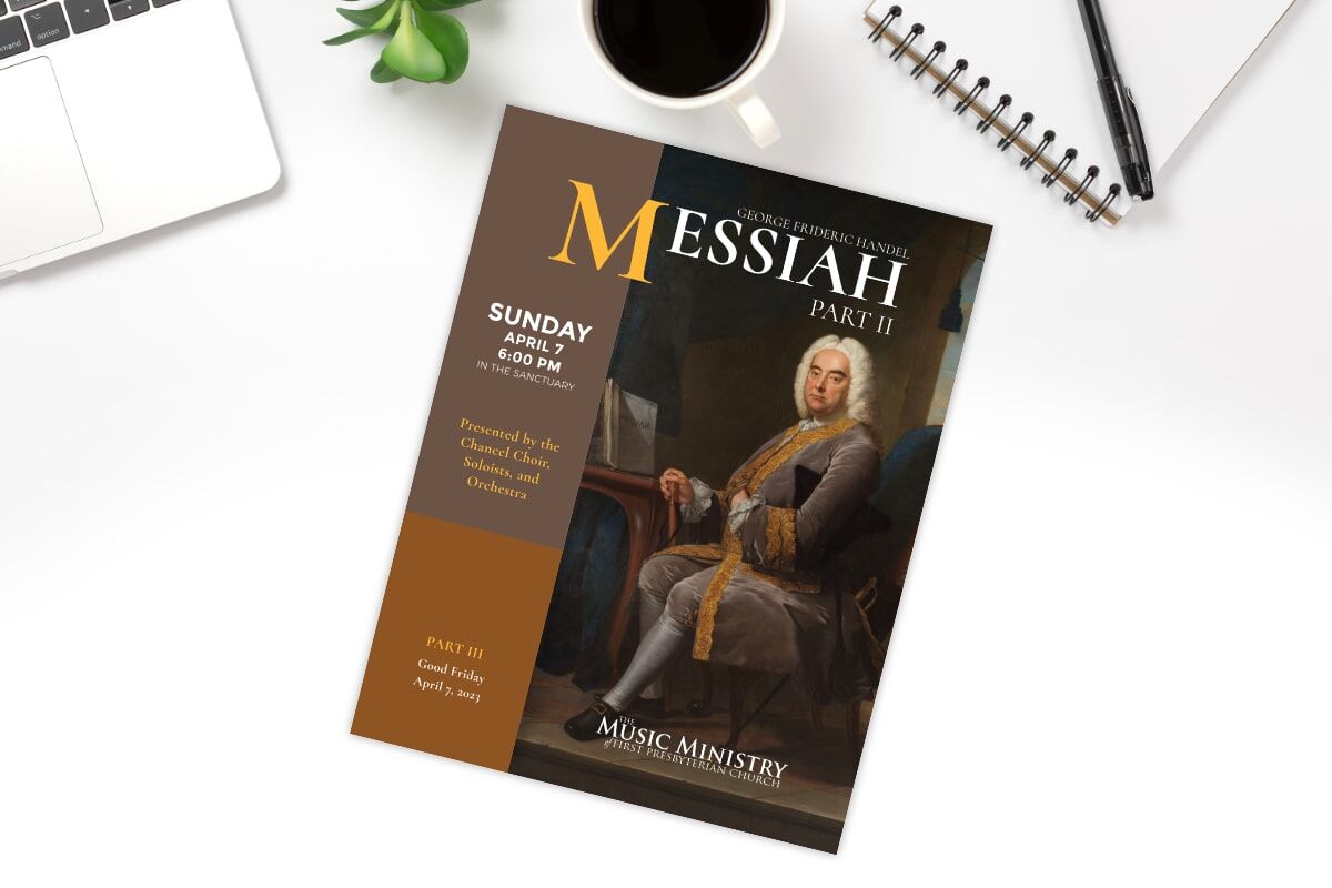 First Presbyterian Messiah Concert Program Cover